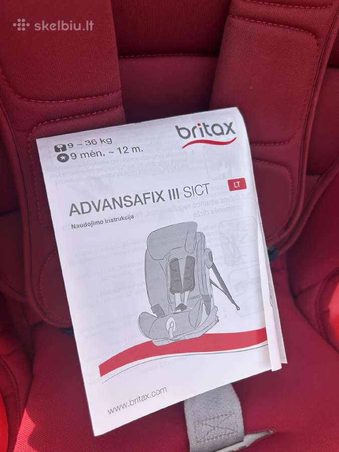Autokėdutė Britax Römer Advansafix III Sict - nuotraukos Nr. 6