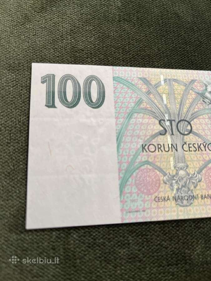 1997 Čekijos 100 kronų - nuotraukos Nr. 2