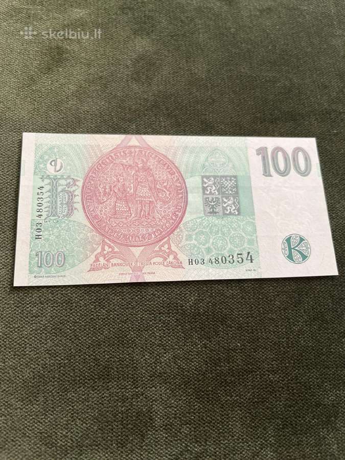 1997 Čekijos 100 kronų - nuotraukos Nr. 4