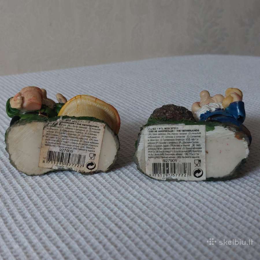2 ( dvi ) figūrėlės-žvakidės " Nykštukai ". - nuotraukos Nr. 12