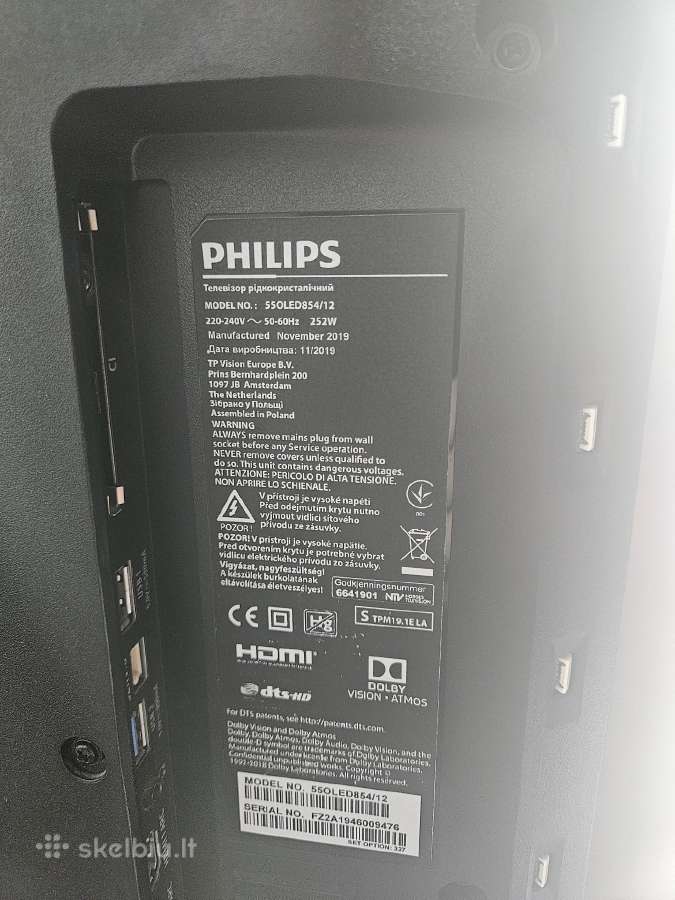 Televizorius philips 55oled854/12 - nuotraukos Nr. 4