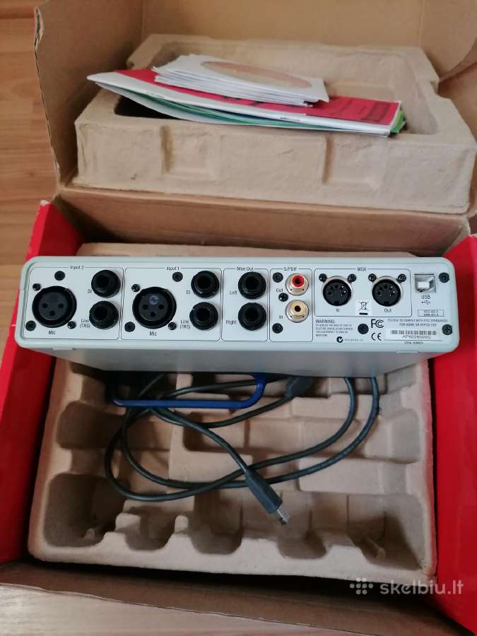 M-audio Mbox 2 Usb korta audio interface - nuotraukos Nr. 2