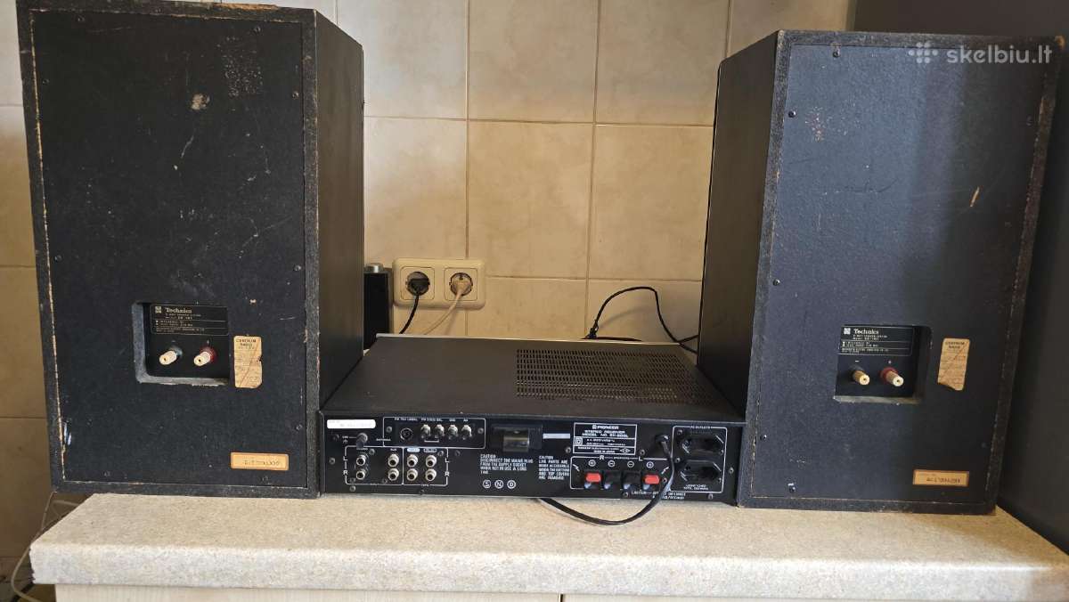 Pioneer resyveris ir Technics kolonėlės - nuotraukos Nr. 2