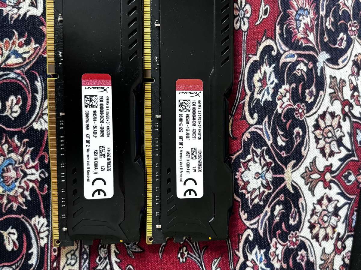 Kingston Hyperx Fury Ddr4 2x16 2666 MHz ramai - nuotraukos Nr. 2