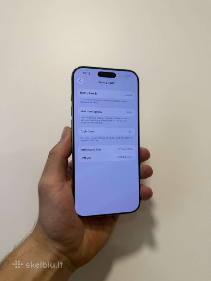 iPhone 16 Pro Max 256 - nuotraukos Nr. 3