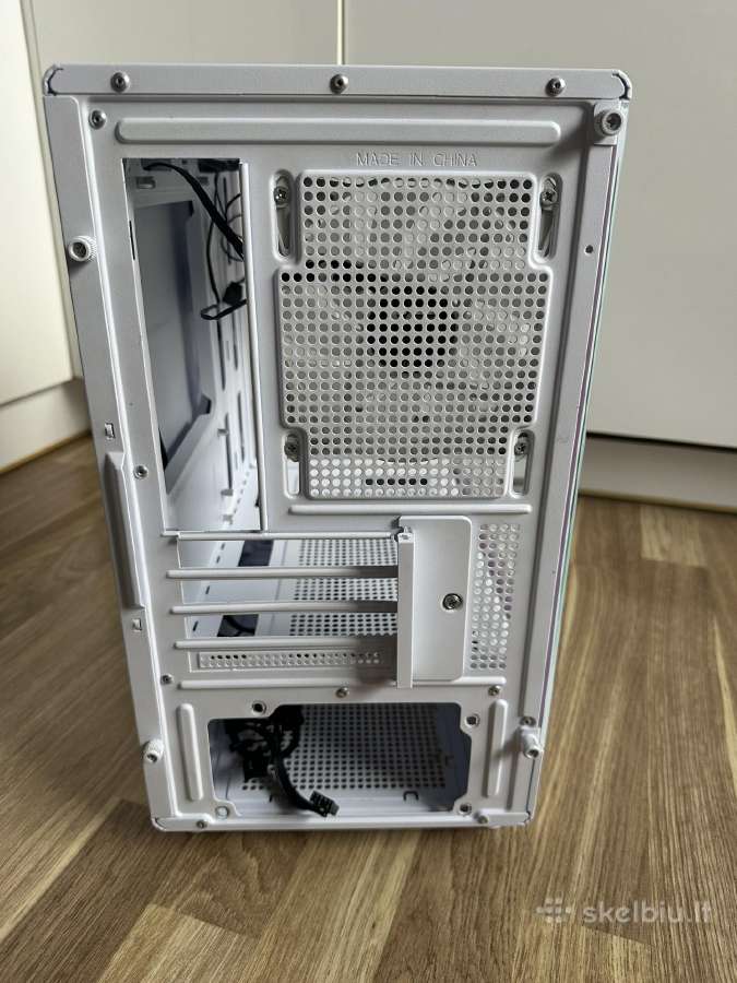 Balto dizaino Darkflash Pc korpusas su 3 Rgb fan - nuotraukos Nr. 5