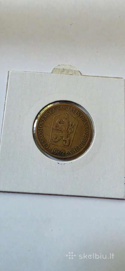 Čekoslovakija 1 korona 1962 - nuotraukos Nr. 2