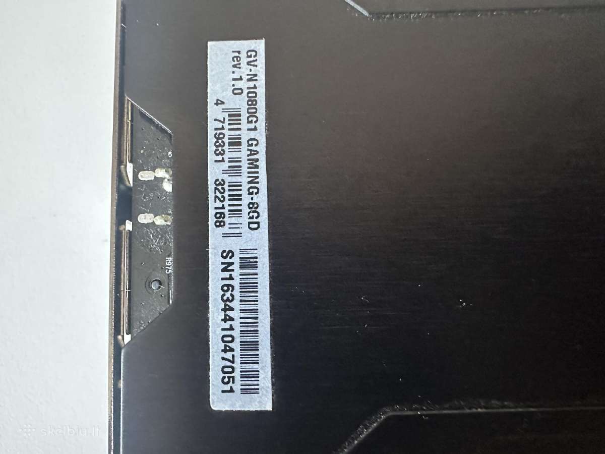 Gigabyte Geforce Gtx 1080 G1 Gaming 8gb - nuotraukos Nr. 6