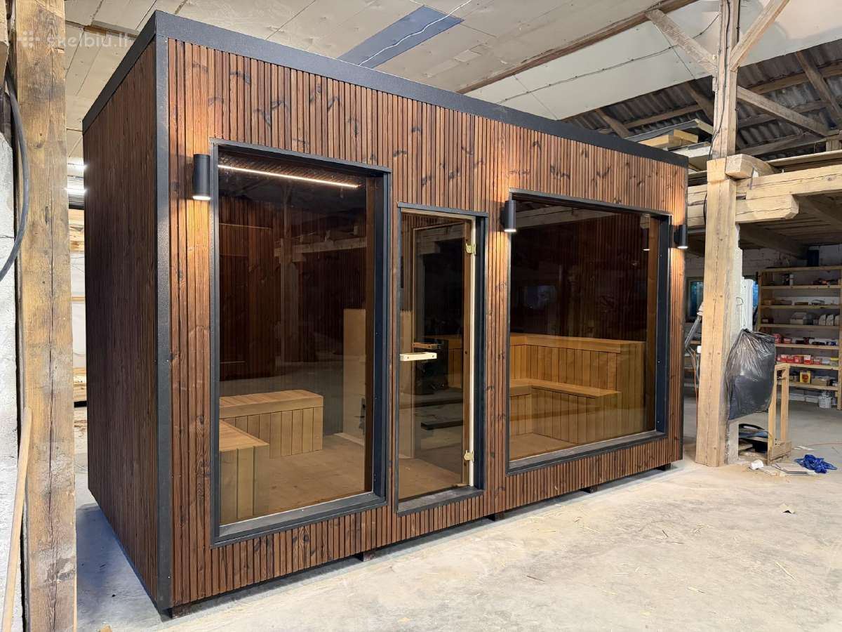 Karkasine sauna, pirtis, moduliniai nameliai - nuotraukos Nr. 2