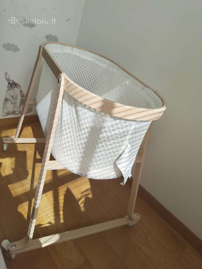 Kūdikio lopšys Ikea + čiužinukas + paklodės - nuotraukos Nr. 2