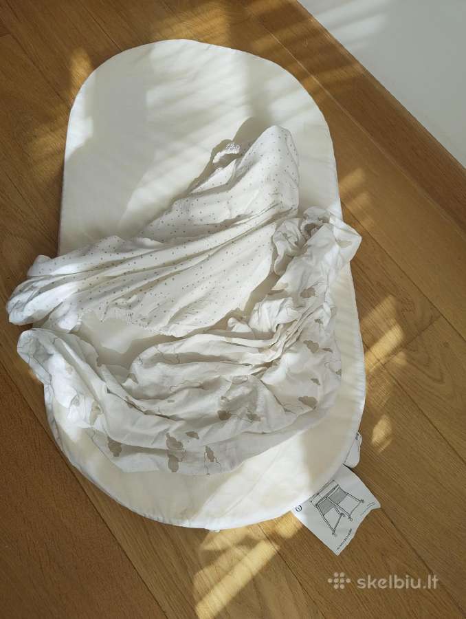 Kūdikio lopšys Ikea + čiužinukas + paklodės - nuotraukos Nr. 4