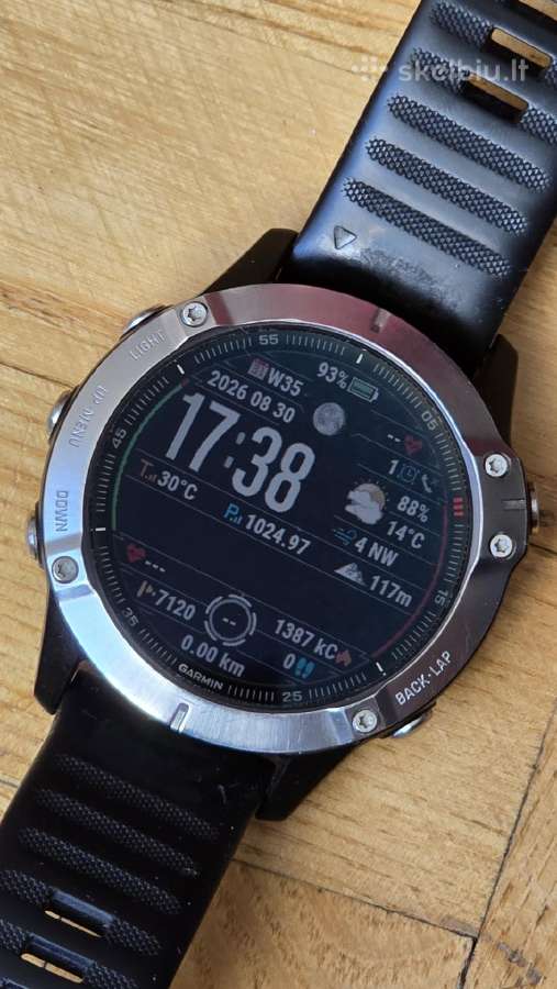 Parduodu Garmin Fenix 6 - nuotraukos Nr. 3