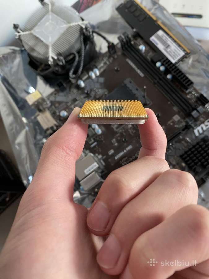 Amd 5 3500 + msi A320m-a Pro su 8gb 2666mhz - nuotraukos Nr. 2