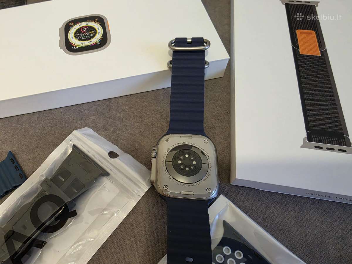 Puikios bukles Apple Watch ultra 1 su priedais - nuotraukos Nr. 6