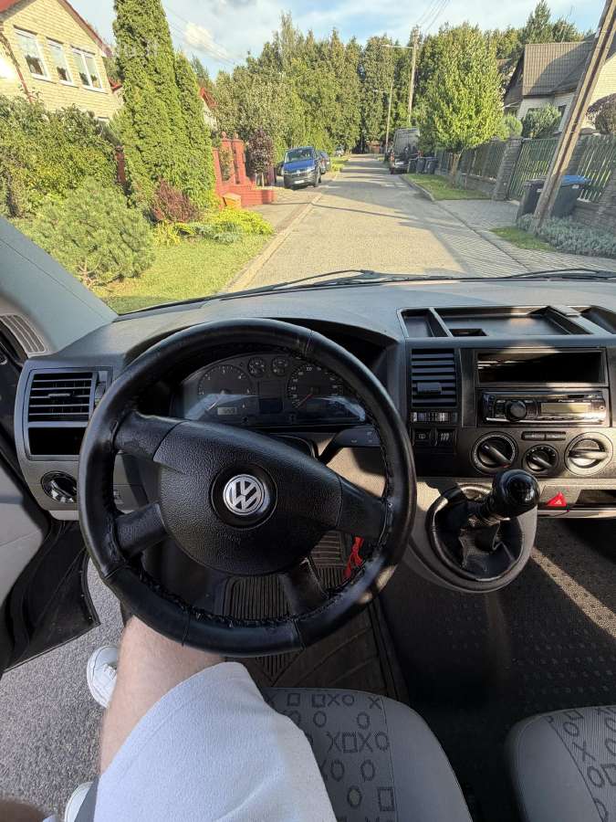 VW Transporter 2008 1.9 Tdi Double Cab 6 vietų - nuotraukos Nr. 9