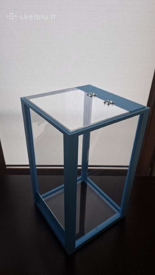 Terariumas 25x25x45cm (mėlynas) - nuotraukos Nr. 6