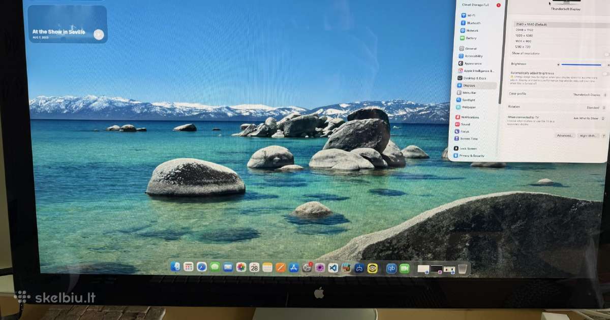 Apple Thunderbolt display + usb-c adapteris - nuotraukos Nr. 5