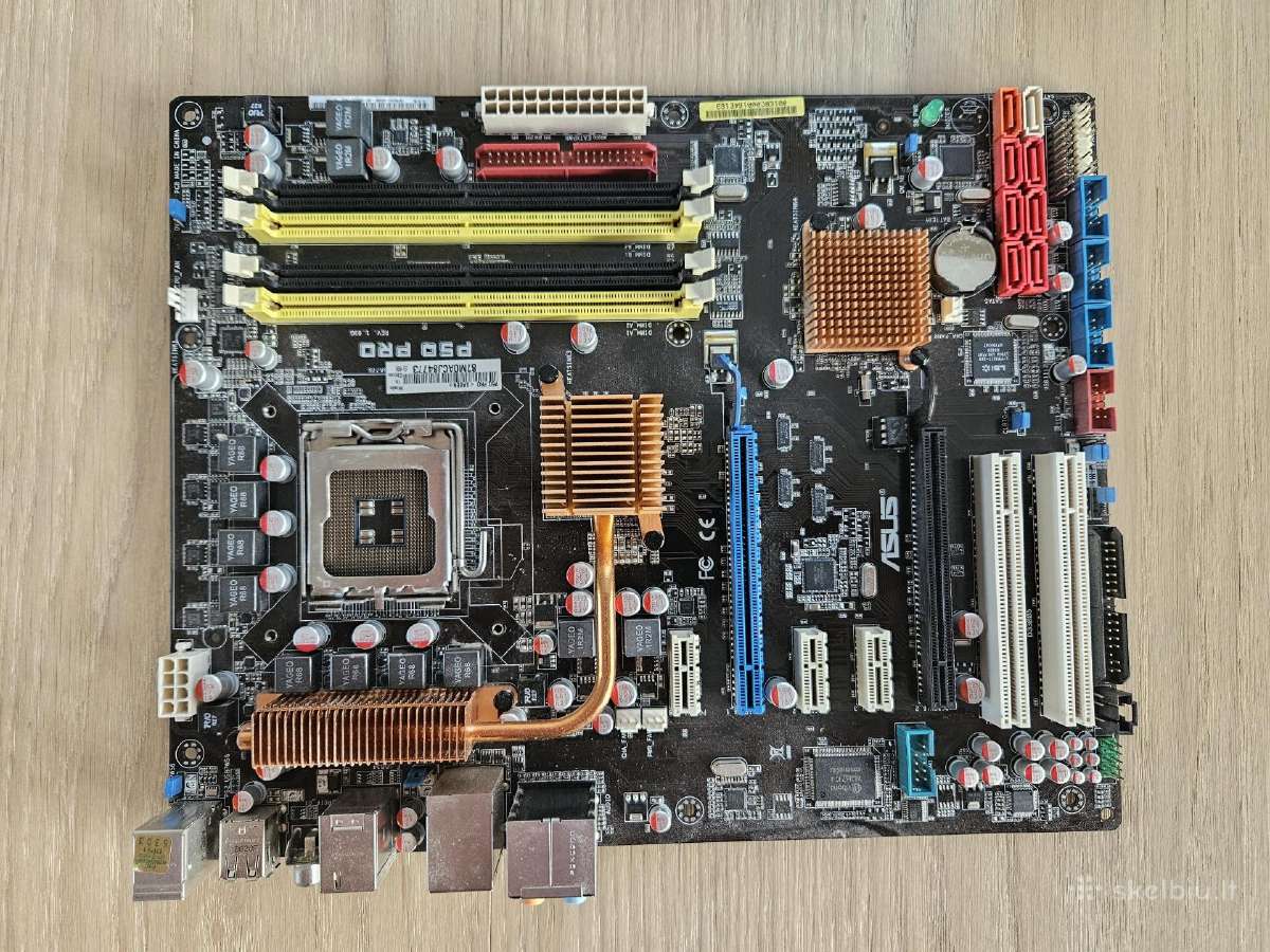 Asus P5q Pro Lga775 – kokybiška Intel P45 motininė - nuotraukos Nr. 3