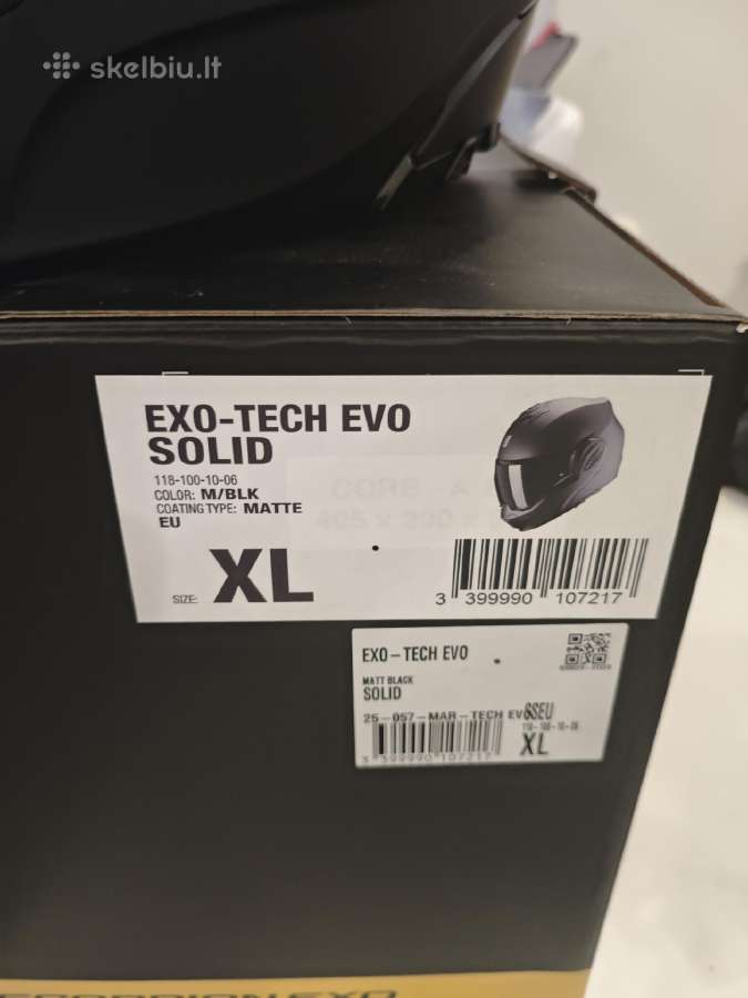 Scorpion Exo- Tech EVO Solid šalmas. - nuotraukos Nr. 2
