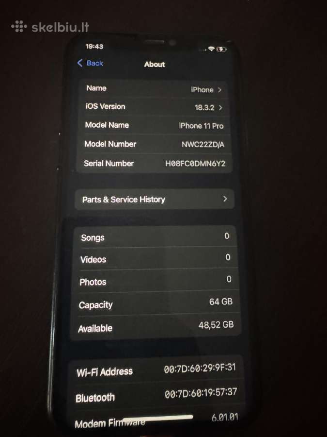 Parduodu iPhone 11pro - nuotraukos Nr. 7