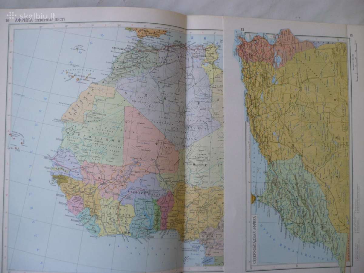 Žemelapiai Afrika - nuotraukos Nr. 2