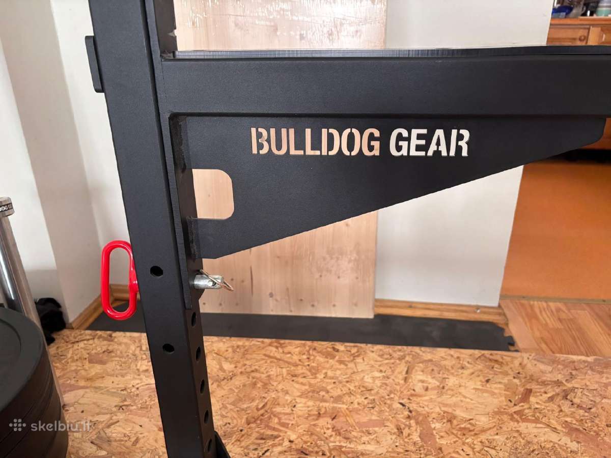 Bulldog Gear stovas + štanga + 107,5 kg svoriai - nuotraukos Nr. 6