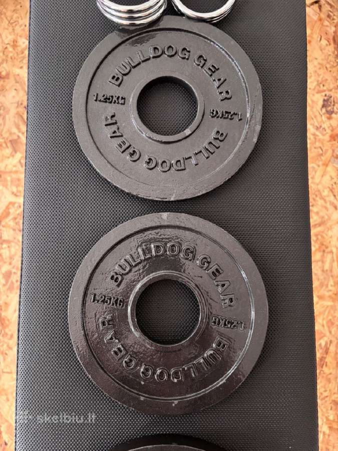 Bulldog Gear stovas + štanga + 107,5 kg svoriai - nuotraukos Nr. 10