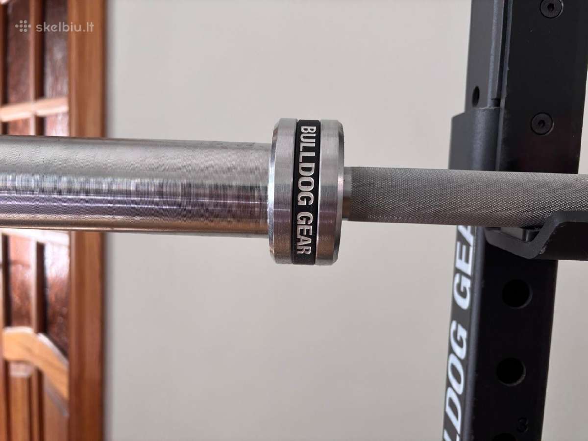 Bulldog Gear stovas + štanga + 107,5 kg svoriai - nuotraukos Nr. 3
