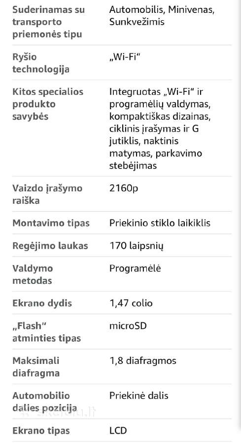 4k vaizdo registratorius - nuotraukos Nr. 6