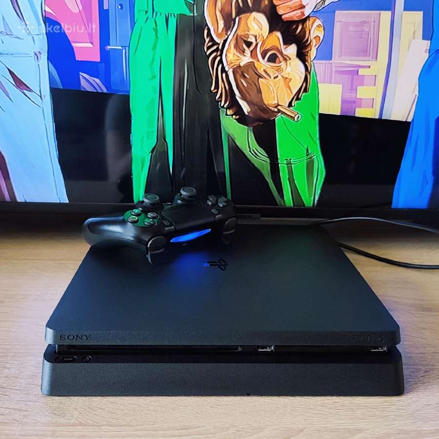 Ps4 slim 500gb su pultu - nuotraukos Nr. 3