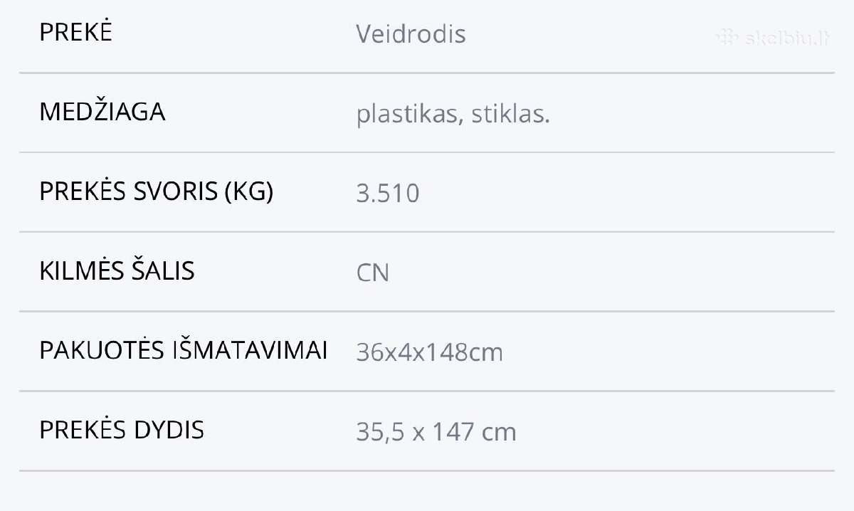 Veidrodis - nuotraukos Nr. 5