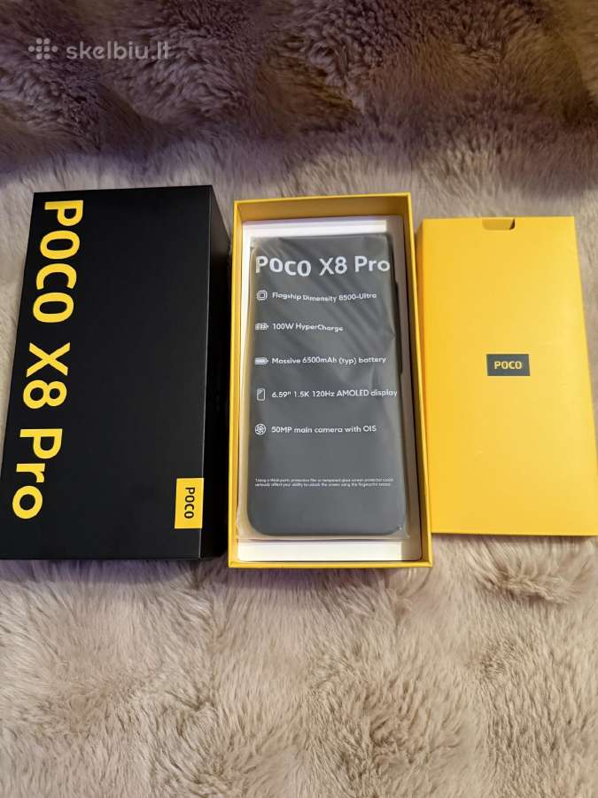 Xiaomi Poco X8 Pro (Naujas + Garantija ) - nuotraukos Nr. 6