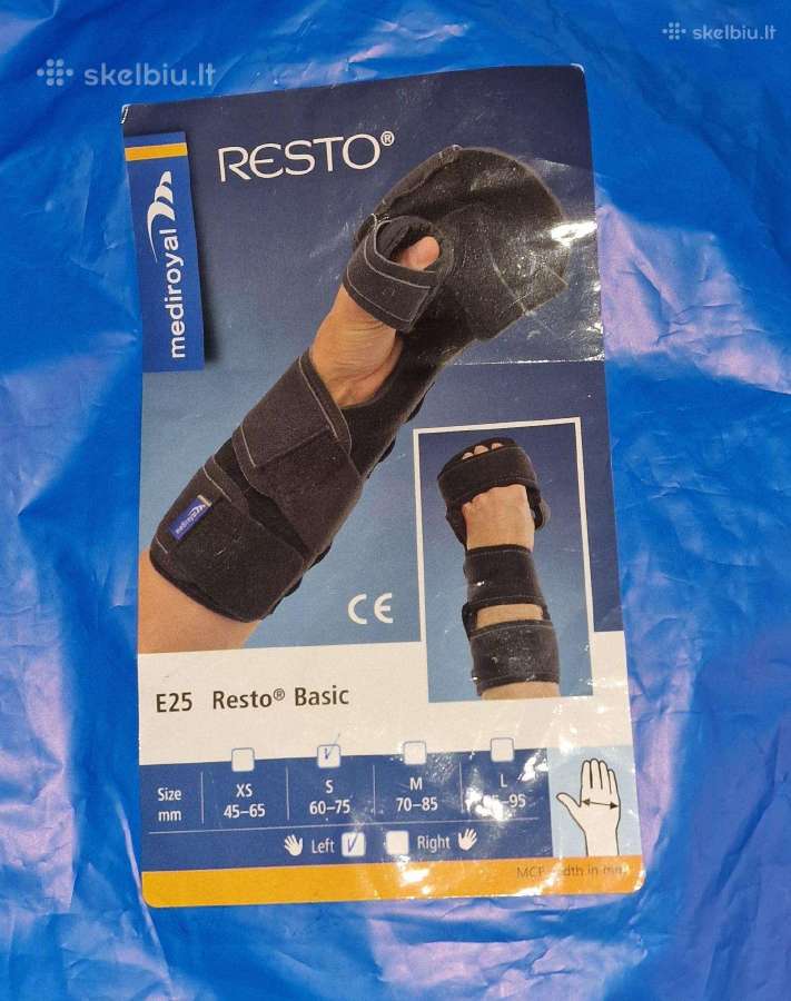 Atraminis rankos riešo plaštakos įtvaras XL, S - nuotraukos Nr. 7
