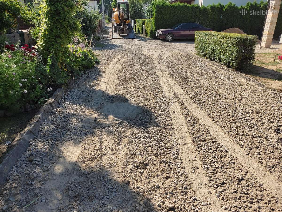 Požeminės komunikacijos,ekskavatoriaus kasimo darb - nuotraukos Nr. 7