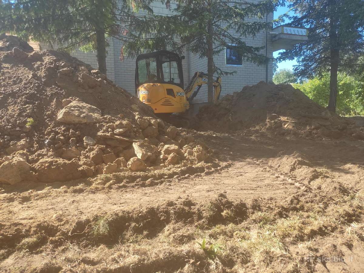 Požeminės komunikacijos,ekskavatoriaus kasimo darb - nuotraukos Nr. 10