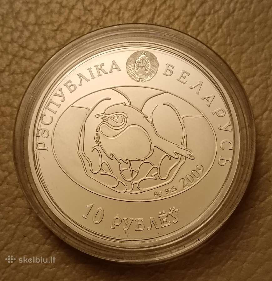Sidabrinė proginė moneta 10 rublių „Pilkoji žąsis“ - nuotraukos Nr. 2