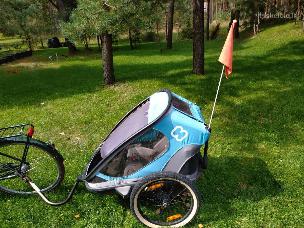 Hamax vaiku dviracio priekaba vezimas - nuotraukos Nr. 8