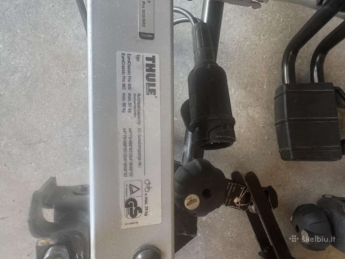 Thule Euroclassic Pro – 4 dviračiams - nuotraukos Nr. 3