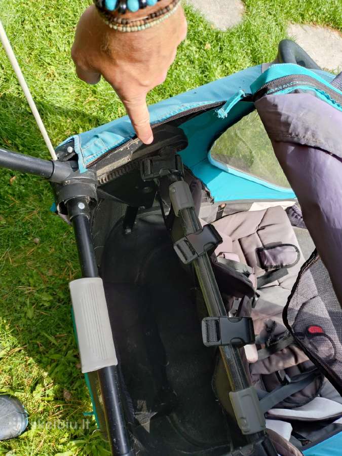Hamax vaiku dviracio priekaba vezimas - nuotraukos Nr. 21