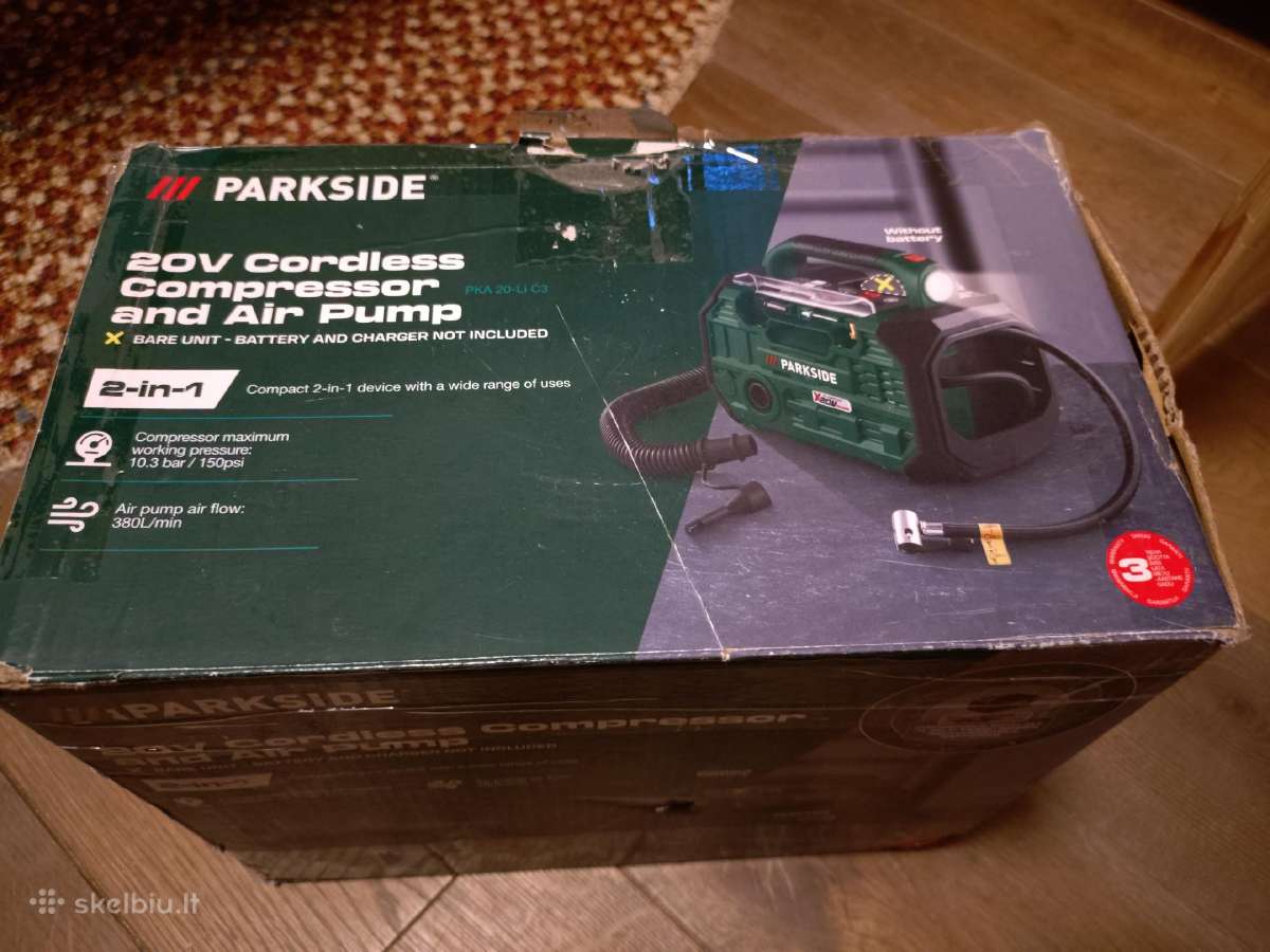 Parkside pompa kompresurius 2 in 1 - nuotraukos Nr. 2