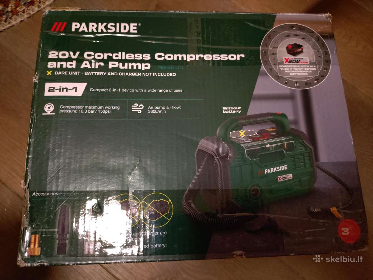Parkside pompa kompresurius 2 in 1 - nuotraukos Nr. 3