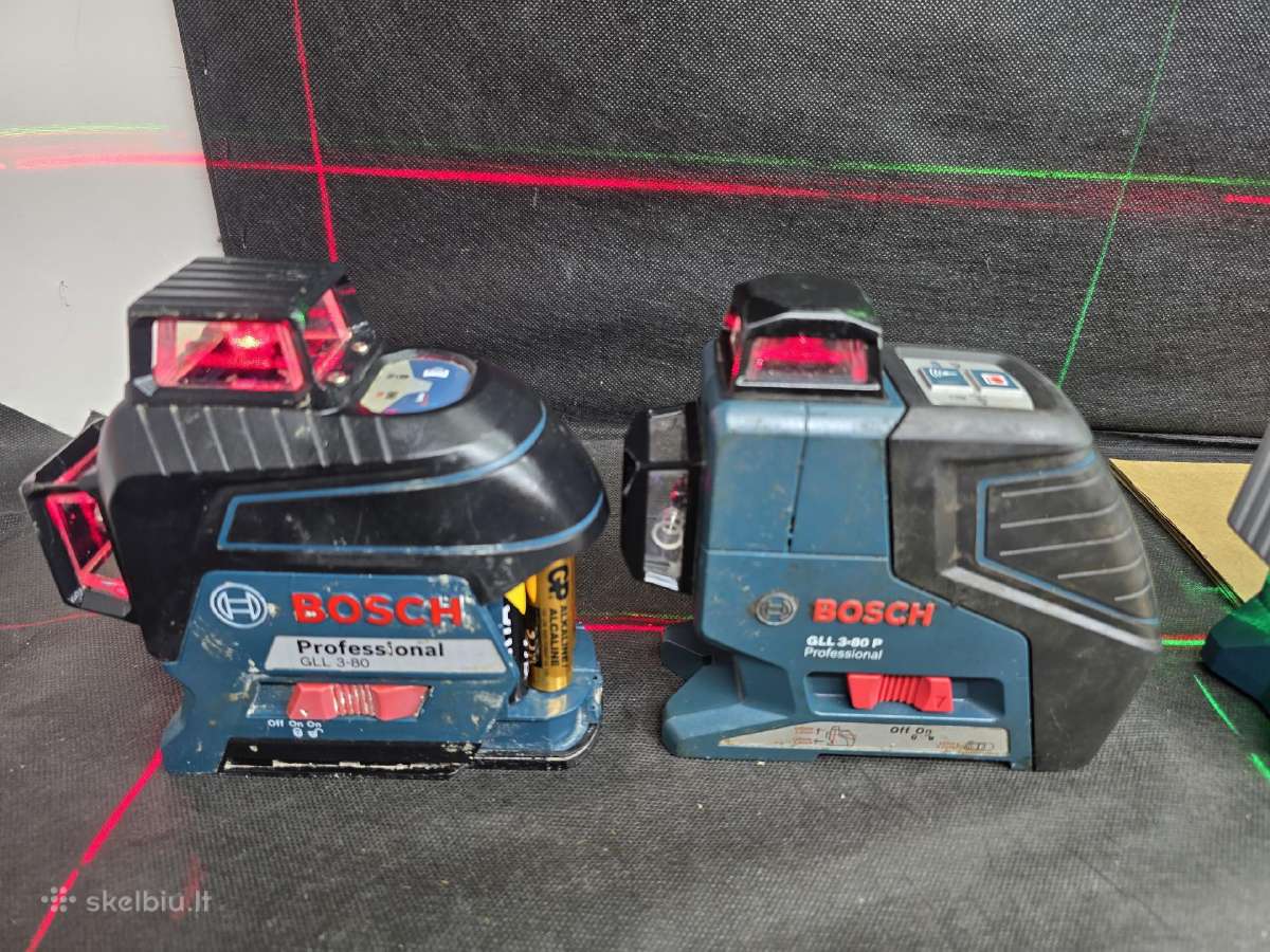 Bosch ir kiti lazeriniai matuokliai. lazeriai ir - nuotraukos Nr. 6