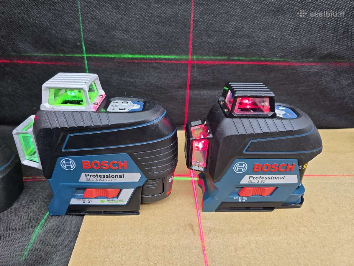 Bosch ir kiti lazeriniai matuokliai. lazeriai ir - nuotraukos Nr. 7