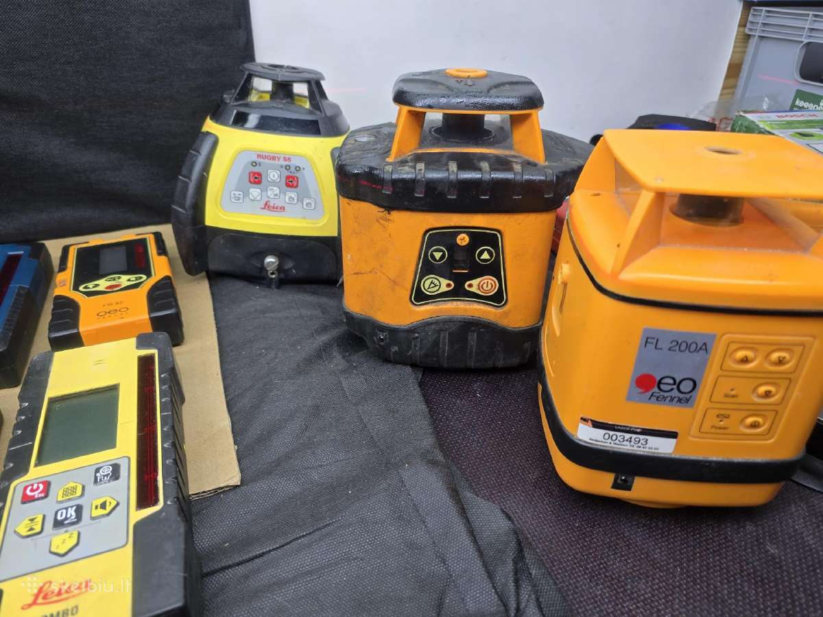 Bosch ir kiti lazeriniai matuokliai. lazeriai ir - nuotraukos Nr. 15