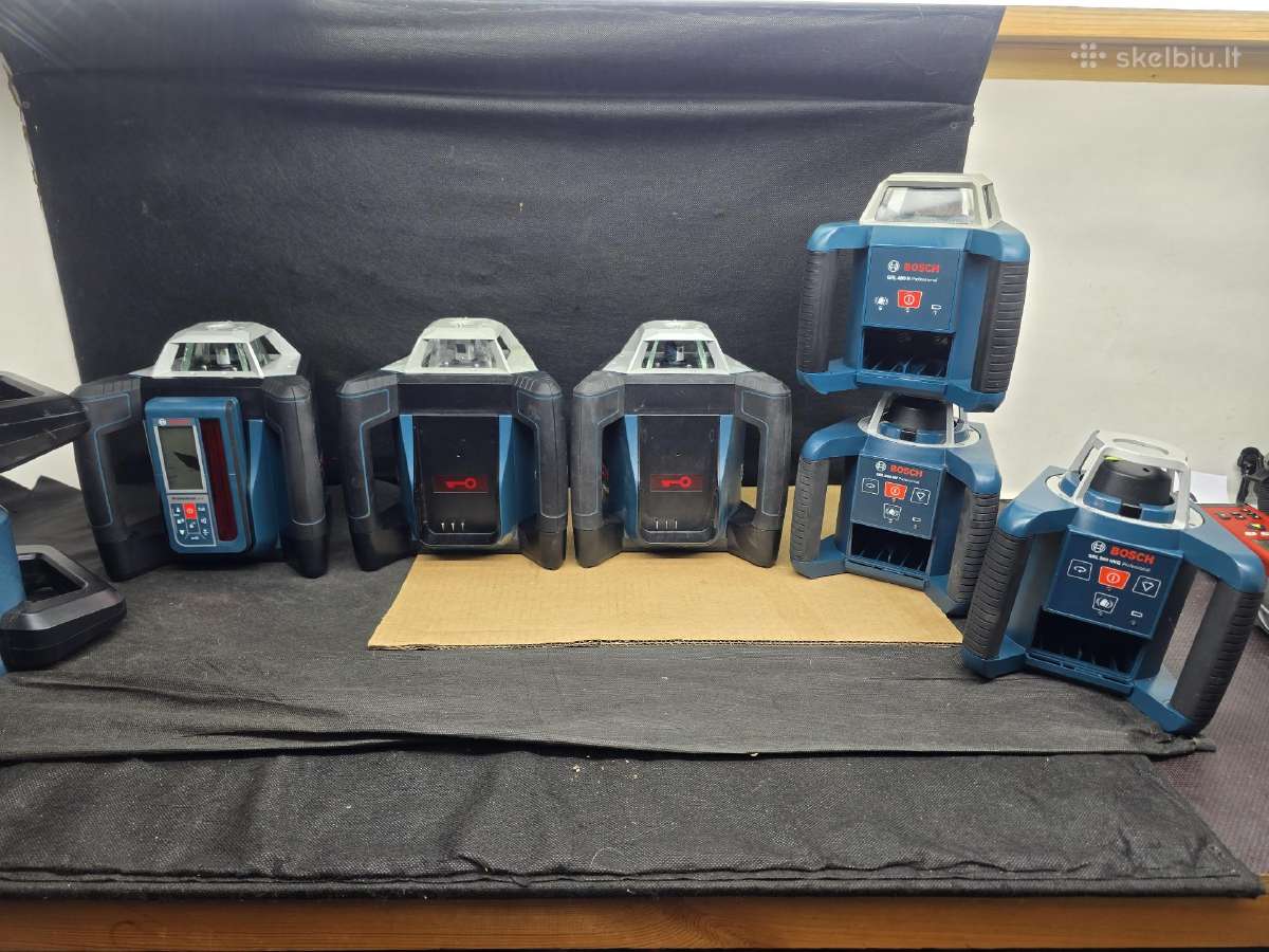 Bosch ir kiti lazeriniai matuokliai. lazeriai ir - nuotraukos Nr. 16