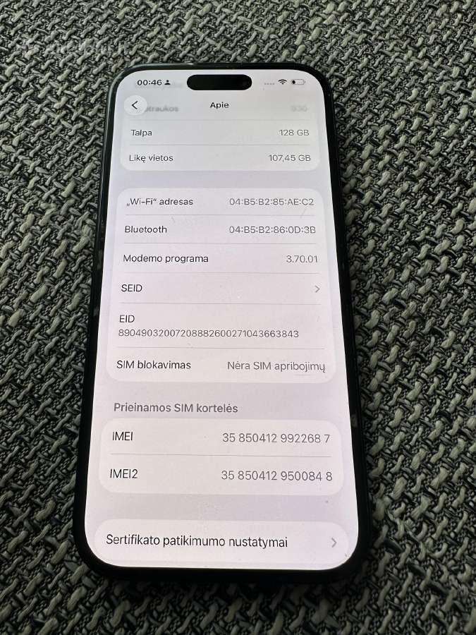 Iphon 15 - nuotraukos Nr. 4