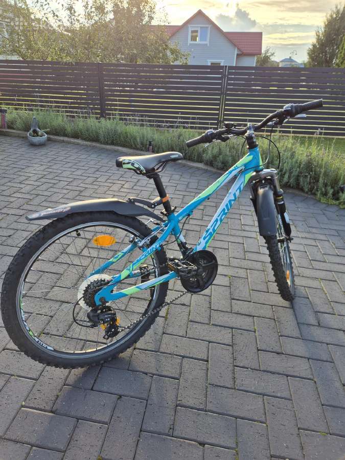 Vaikiskas dviratis Sprint 24'' aliuminis 18 pavaru - nuotraukos Nr. 4