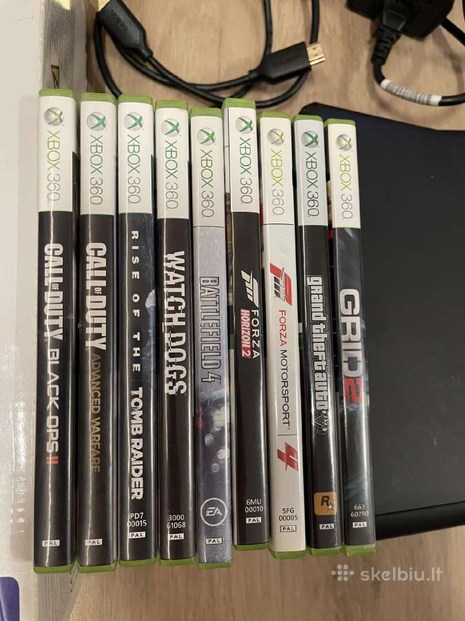 Xbox 360 + zaidimai + kinect - nuotraukos Nr. 3