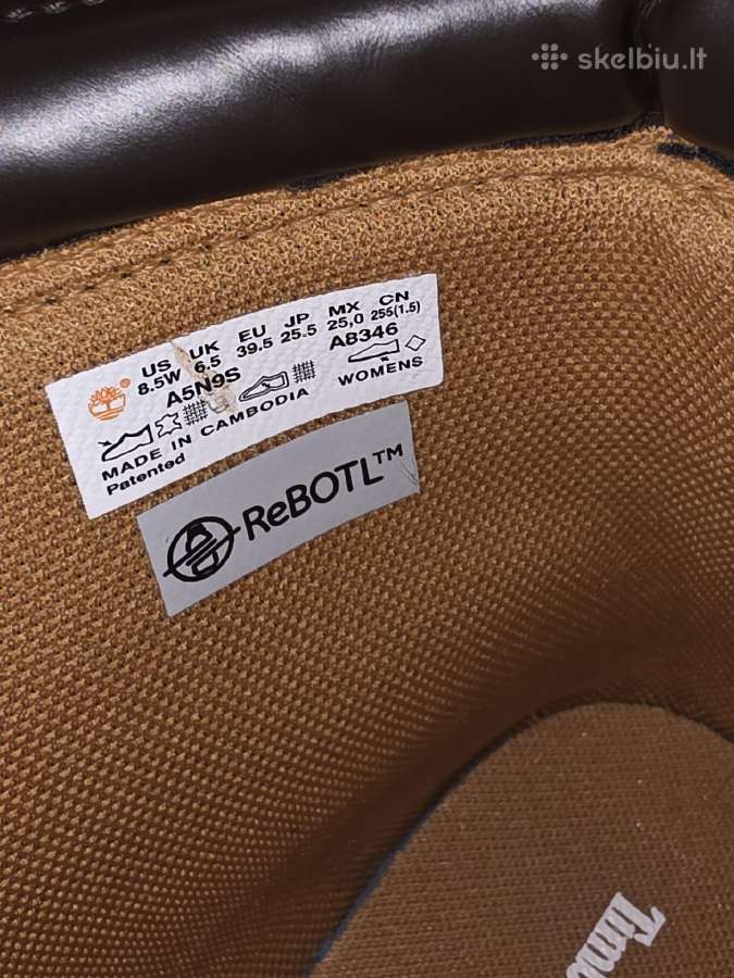 Timberland Premium Waterproof batai – rožiniai 39d - nuotraukos Nr. 26