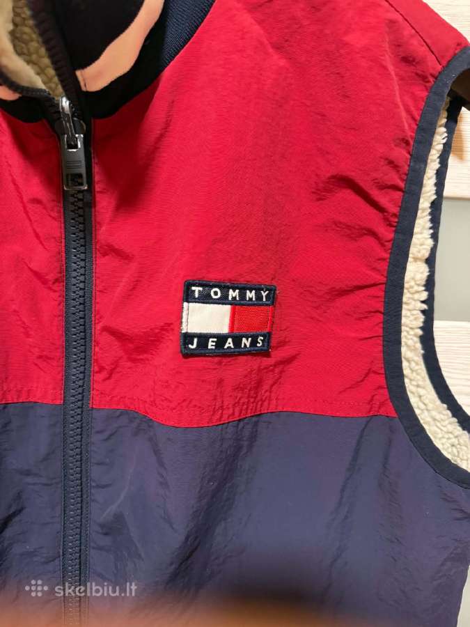 Tommy Hilfiger Jeans Sherpa dvipusė liemene - nuotraukos Nr. 3
